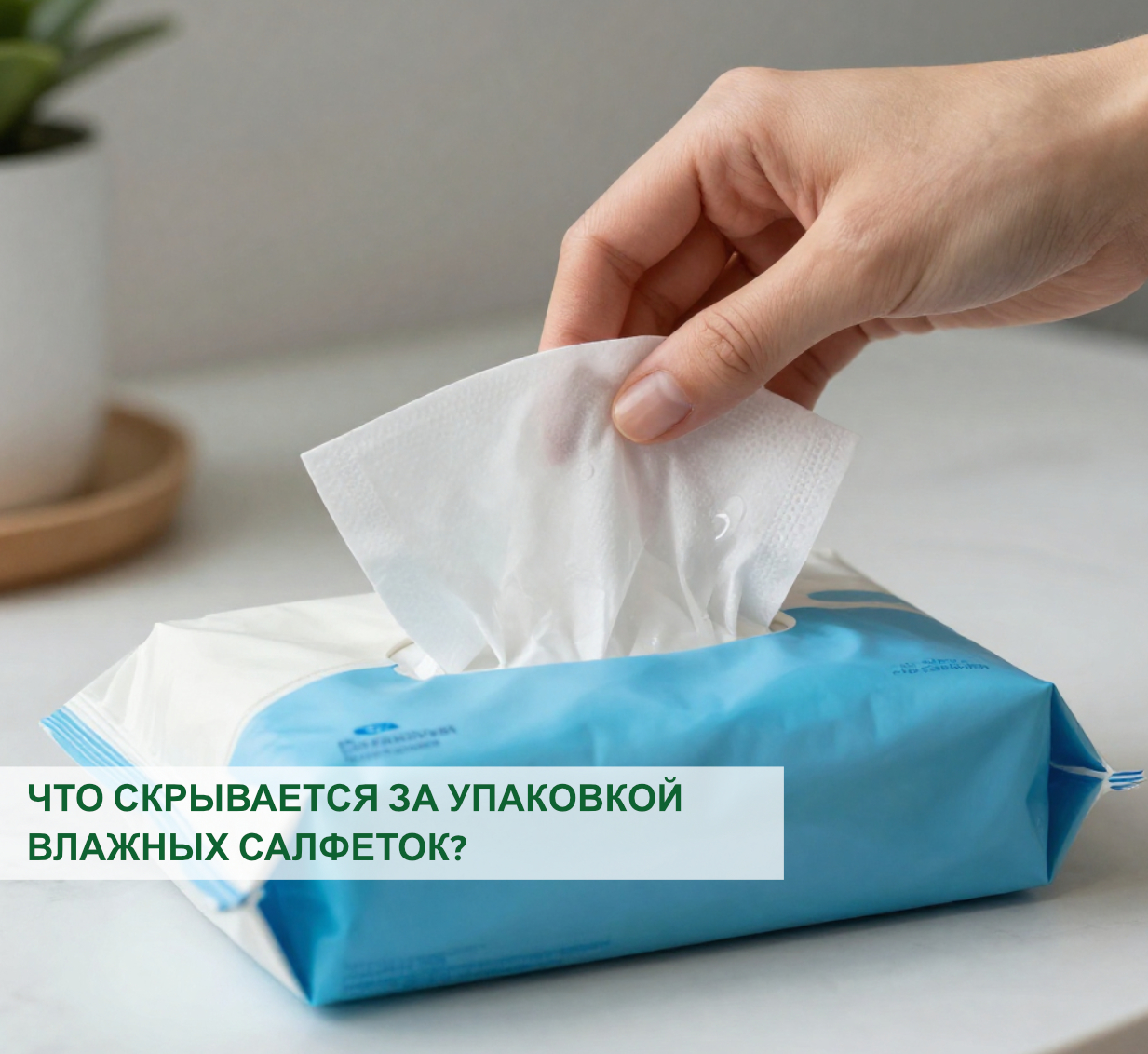 Что скрывается за упаковкой влажных салфеток? Что скрывается за упаковкой влажных салфеток?