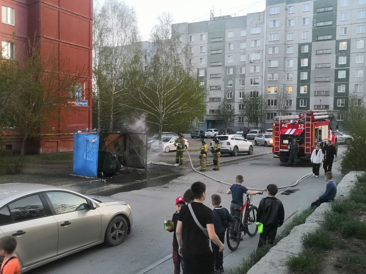 В мае курганцы сожгли 19 контейнеров для накопления ТКО В мае курганцы сожгли 19 контейнеров для накопления ТКО
